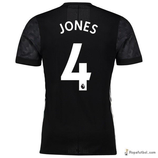 Camiseta Manchester United Replica Segunda Ropa Jones 2017/18 Negro
